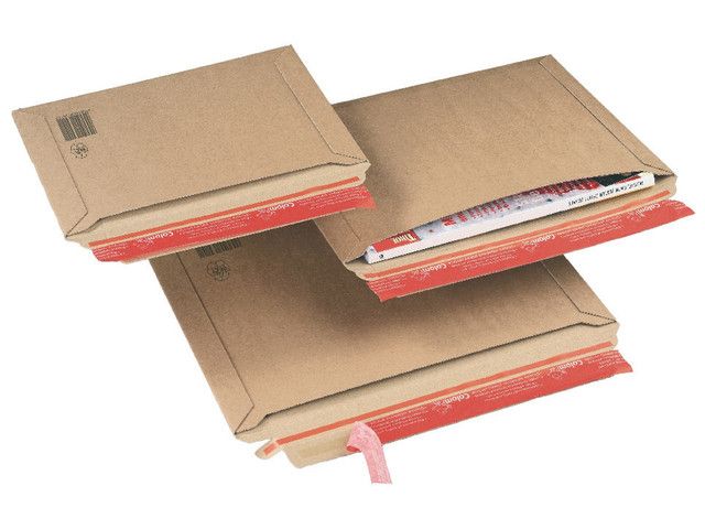 ColomPac Kartonnen envelop met dwarsvulling B5+, 270 x 185 x 50mm (pak 20 stuks)