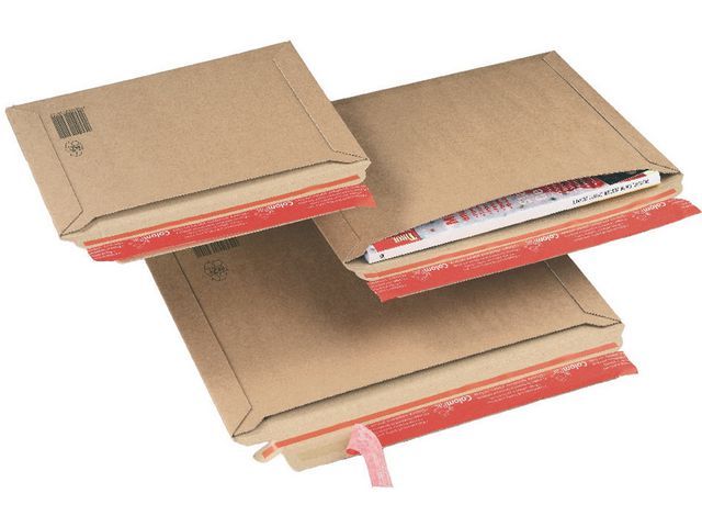 ColomPac Kartonnen envelop met dwarsvulling C4+, 360 x 250 x 50mm (pak 20 stuks)