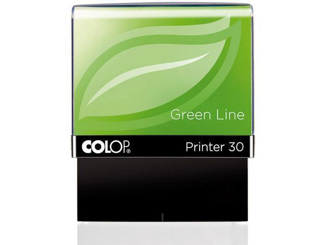 Colop Stempel Green Line 30, zelfinktend voor dagelijks gebruik, 47 x 18 mm, max. 5 regels