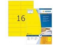 Etiket Herma ILC 105x37 geel/pak 1600