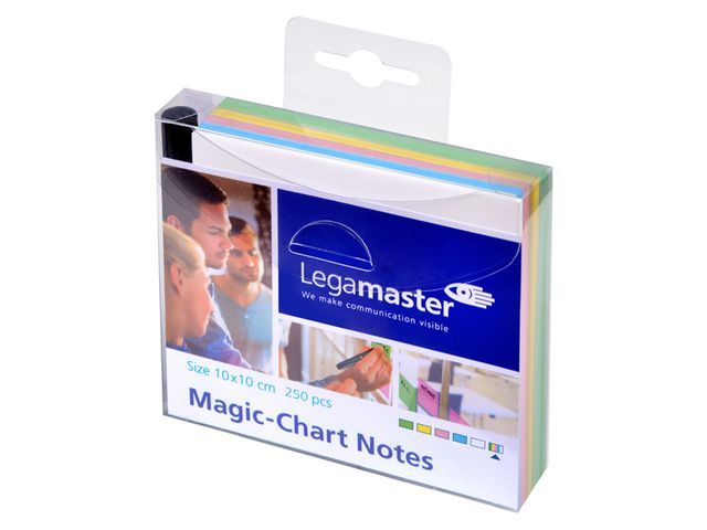 Legamaster Magic-Chart-notitievellen, 10 x 10 cm, assorti (pak 250 stuks)