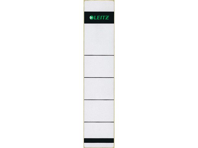 Leitz Rugetiketten, kort zelfklevend Rugbreedte 50 mm, 191 x 39 mm, grijs (pak 10 stuks)