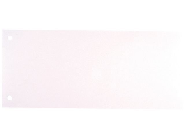 OUR CHOICE Scheidingsstrook 105 x 240 mm, wit (etui 100 stuks)